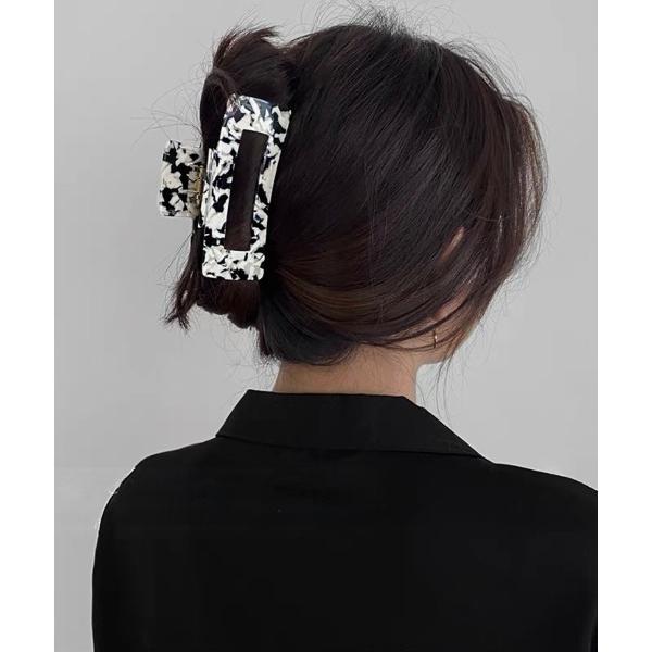 ヘアクリップ 柄ヘアクリップ（13cm）