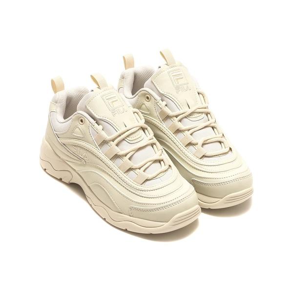 「FILA」 ローカットスニーカー 24.5cm カーキ メンズ