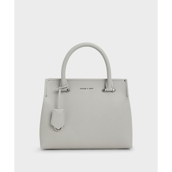 「CHARLES &amp; KEITH」 2WAYバッグ L グレー レディース