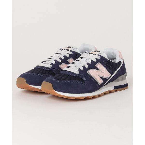 「New Balance」 ローカットスニーカー 23.5cm ブルー レディース