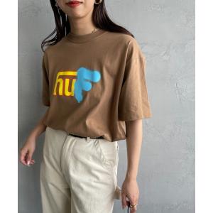 tシャツ Tシャツ レディース 「HUF/ハフ」 UPSIDE DOWNTOWN ショートスリーブプリントTシャツ