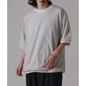 メンズ tシャツ Tシャツ オーガンジーレイヤードTシャツ｜zozo