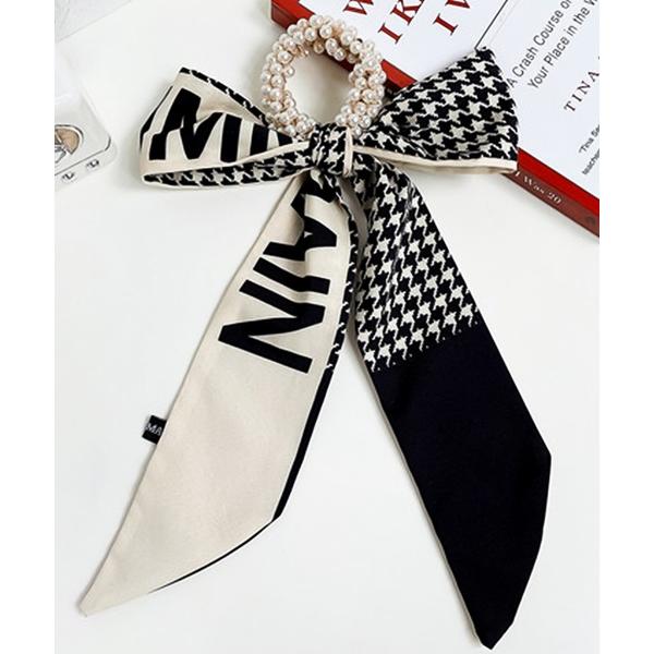 シュシュ リボン＆スカーフデザインシュシュ