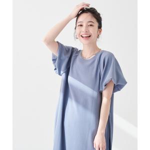 ワンピース WEB限定 /「mamamo」osono楽ちん2WAYリップルワンピース レディース