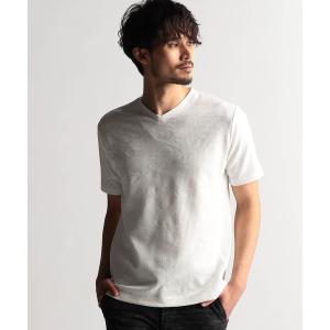 tシャツ Tシャツ メンズ エンボスアラカルトＶネック半袖プルオーバー｜zozo