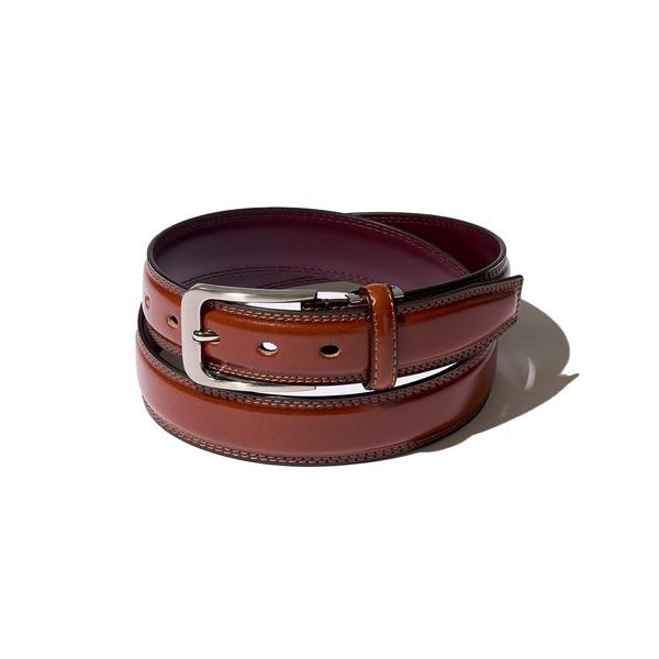 ベルト 「ON/OFF兼用」イタリアンレザースクエアバックルベルト メンズ レディース