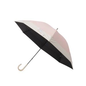 傘 レディース 遮光率100％ UVカット率100％ 遮光切り継ぎロング 日傘 晴雨兼用 長傘