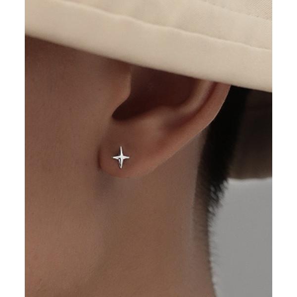 ピアス 「星モチーフワンポイントピアス　Y2K　ユニセックス レディース