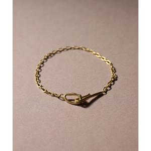 ブレスレット 18KGP バインドブレスレット レディース メンズ