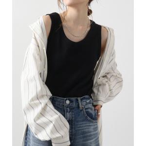 タンクトップ ノースリーブ PAGEONE テレ...の商品画像