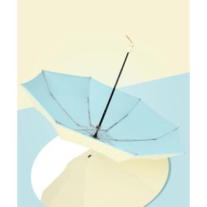 折りたたみ傘 レディース バイカラー　軽量　折りたたみ傘｜zozo