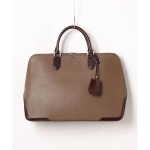 UNITED ARROWS ラウンドブリーフケース　トートバッグ　グレー ラウンド ブリーフケース