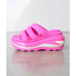 サンダル 「crocs/クロックス」 メガ クラッシュ トリプル ストラップ レディース