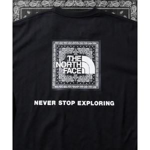 tシャツ Tシャツ メンズ THE NORTH FACE/ザノースフェイス S/S Bandana Square Logo tee / NT32446｜zozo
