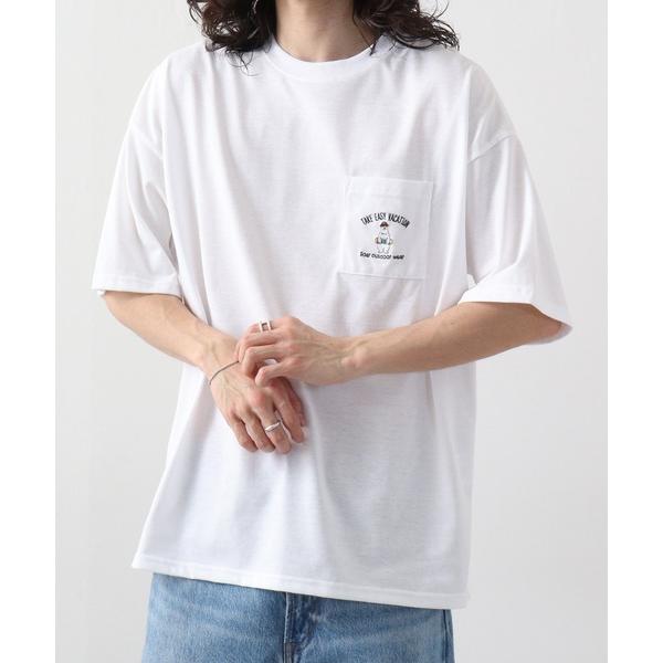 tシャツ オーバーサイズ ワンポイントアニマル刺繍Tシャツ　半袖 メンズ レディース