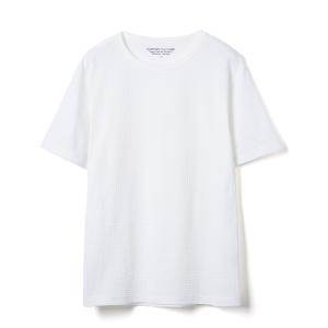 tシャツ Tシャツ メンズ 「Custom Culture」リンクスジャガード グレンチェックコットンTEE｜zozo