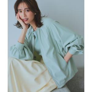23区（ニジュウサンク） 2WAYストレッチタフタ ギャザーブルゾン