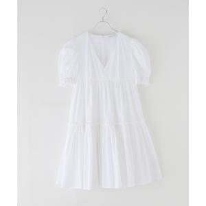 レディース ワンピース 「NINA RICCI/ニナ リッチ」S/S BABYDOLL POPLON DRESS シャツワンピース