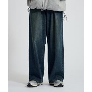 WETTEMPT デニムパンツ LARGE インディゴブルー メンズ : ZOZOTOWN