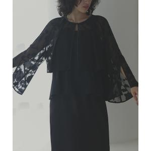ドレス 「オケージョン対応」シアージャカードブラ...の商品画像