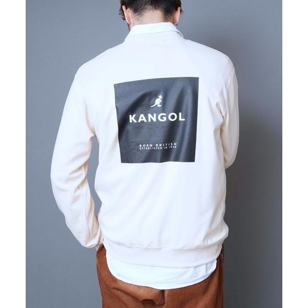 「KANGOL」 長袖Tシャツ LARGE ベージュ メンズ