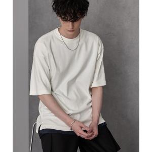tシャツ リラックスルーズフライスクルーネックカットソー メンズ レディース