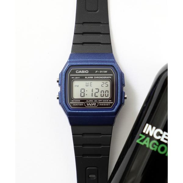 「CASIO」 デジタル腕時計 FREE ブルー メンズ