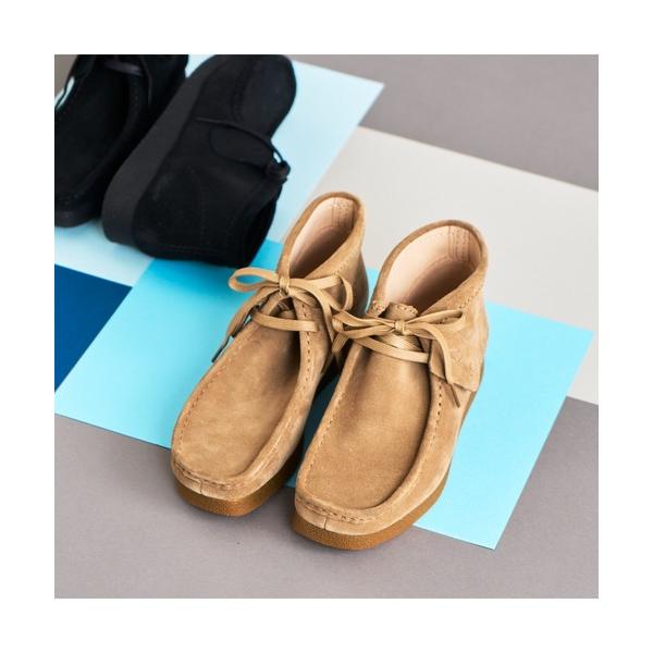 「Clarks」 モカシンブーツ UK4.5 ブラウン レディース