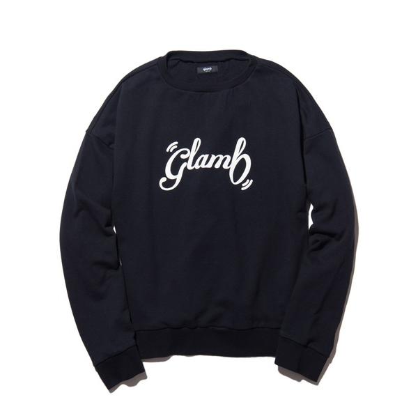 「glamb」 スウェットカットソー S ブラック メンズ