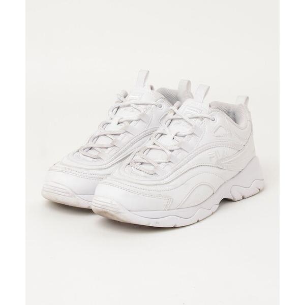 「FILA」 ローカットスニーカー 24.5cm ホワイト メンズ