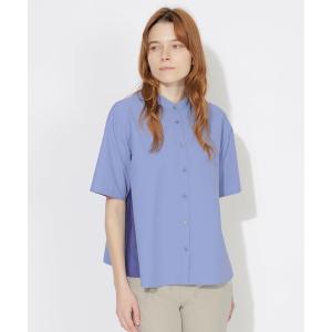BLUE LABEL CRESTBRIDGE ブラウス シャツ シルキーカルゼ