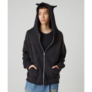 パーカー DISCOVERED DEVIL DAMAGE SWEAT HOODIE｜zozo