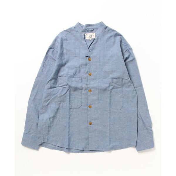 「The DUFFER of ST.GEORGE」 長袖シャツ X-LARGE インディゴブルー メ...