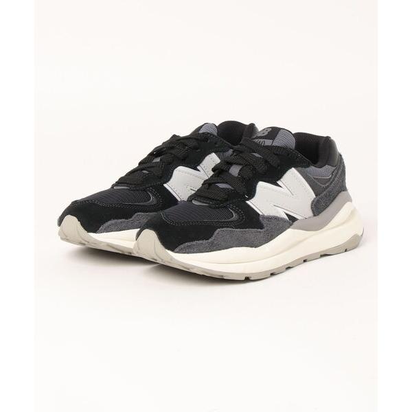 「New Balance」 ローカットスニーカー 25.5cm ブラック レディース