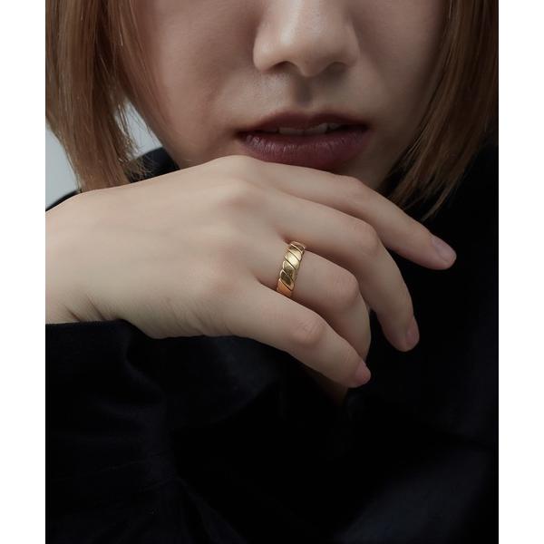 アレルギー対応 指輪 リング 「AKEL」アケル/ フェザーリング　/ 金属アレルギー対応リング メ...