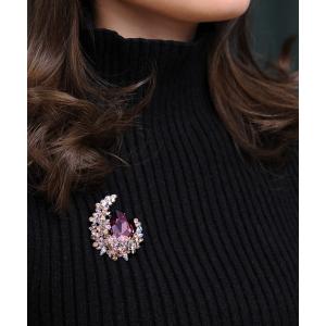 ブローチ しずくデザインブローチ レディースの商品画像