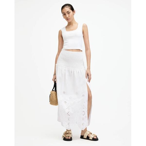 スカート ALEX EMBROIDERED BRODERIE MIDI SKIRT | ALEX 刺...