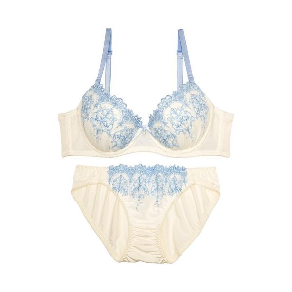 ブラジャー ショーツセット シャイニー クラシカル アーチ ブラジャー ＆ フルバック ショーツ セ...