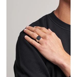 指輪 メンズ 「TOMWOOD(トムウッド)」Cushion Black Onyx(M) シルバーリング 指輪