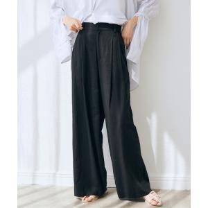 パンツ BARNYARDSTORM / リネンタックワイドパンツ レディース