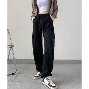 カーゴパンツ 「CANVAS+」スウェットカーゴパンツ レディース