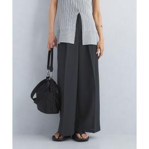 パンツ スラックス 「size SHORT/TALLあり」 ドライタッチ ワイドパンツ レディース