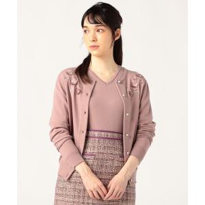 「LAISSE PASSE」 ニットアンサンブル MEDIUM ピンクベージュ レディース