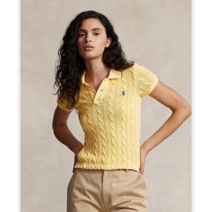 ローレンラルフローレン　ツートーンロゴショートスリーブセーター RALPH LAUREN｜ツートーン ショートスリーブ セーター | Rakuten
