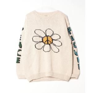 メンズ ニット MacMahon Knitting Mills /マクマホンニッティングミルズ  L/S Crew Neck Knit-Peace＆F｜zozo