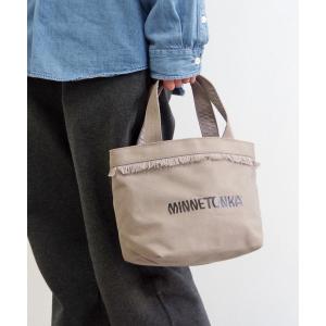 レディース トートバッグ バッグ MINNETONKA（ミネトンカ） / フリンジロゴトートバッグ キャンバスバッグ スモールトート｜zozo