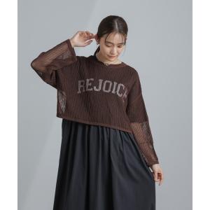 ニット レディース クロップドメッシュニットトップス｜ZOZOTOWN Yahoo!店