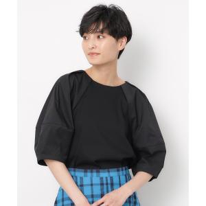 tシャツ Tシャツ レディース フハクランタンスリーブドッキングカットソー／SILKY SUPIMAコットン｜ZOZOTOWN Yahoo!店