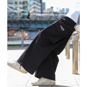 パンツ カーゴパンツ メンズ 「Laufer」フレアシルエットワイドカーゴパンツ / Flared Silhouette Wide Cargo Pan｜ZOZOTOWN Yahoo!店