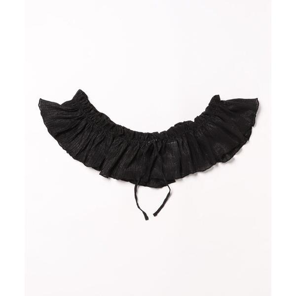 つけ襟 付け襟 　シアーラメマルチウェイフリルカラー　31745A232